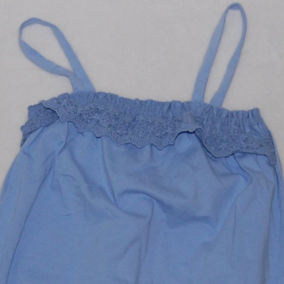 GAP Girls Size M (8), Periwinkle Blue Summer Dress with Adjustable Straps - Picture 5 of 7